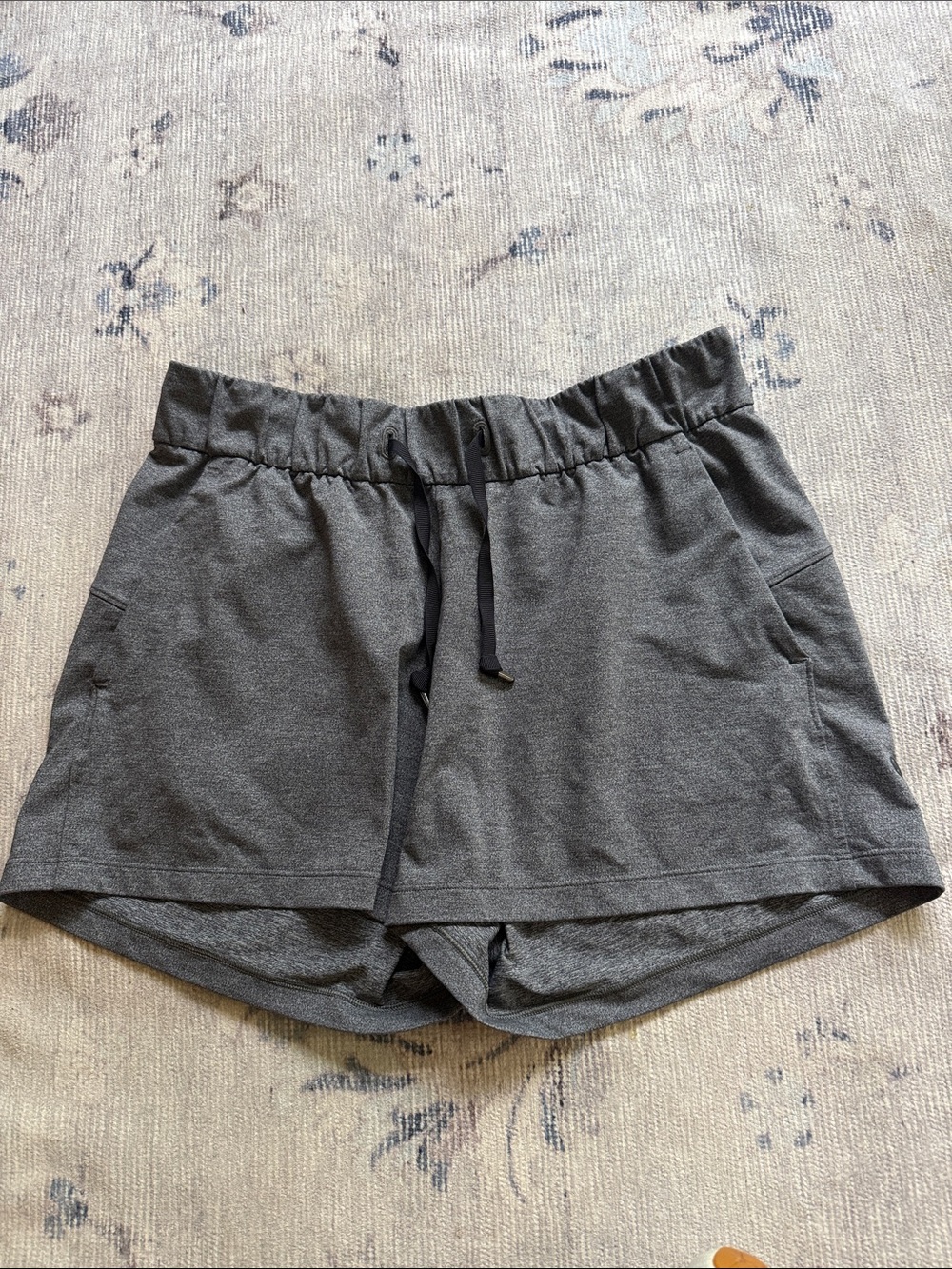 lululemon athletica Women's Dark Gray Athletic Drawstring Shorts